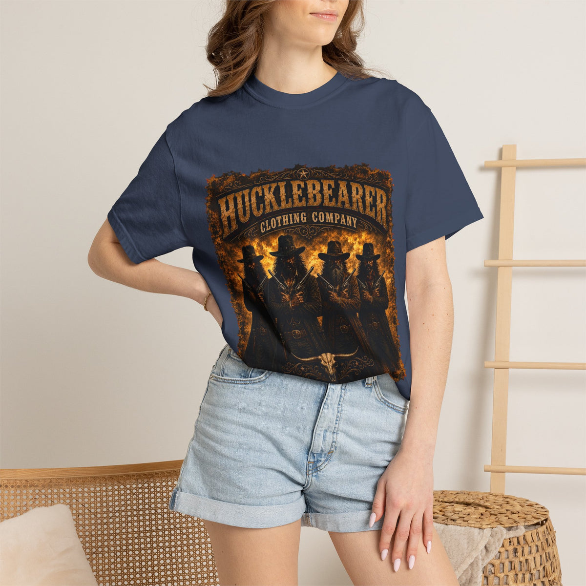 Copy of HuckleBearer Western Outlaw Graphic T-Shirt
