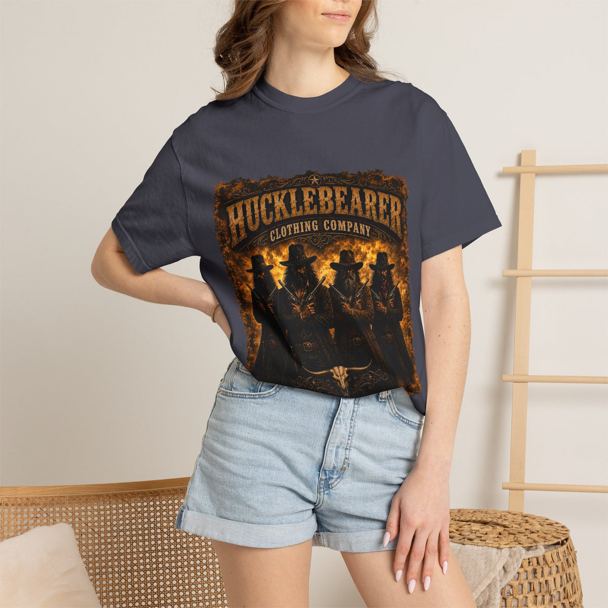 Copy of HuckleBearer Western Outlaw Graphic T-Shirt