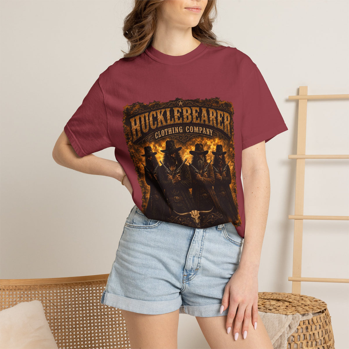 Copy of HuckleBearer Western Outlaw Graphic T-Shirt