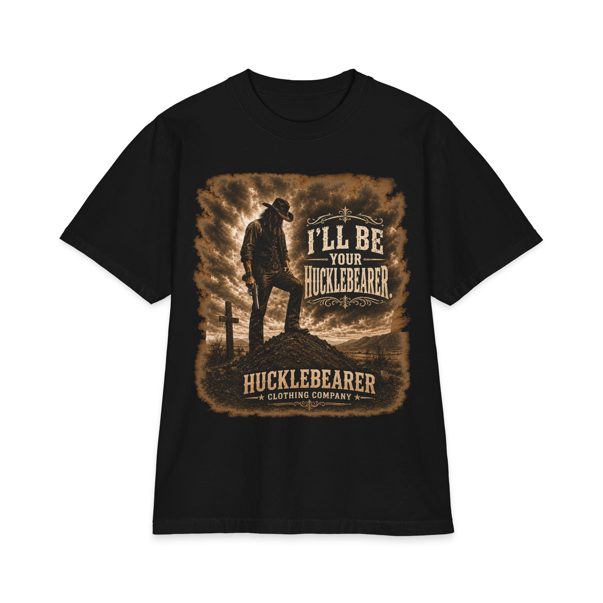 Hucklebearer — "I'll Be Your Hucklebarer" Western T-Shirt