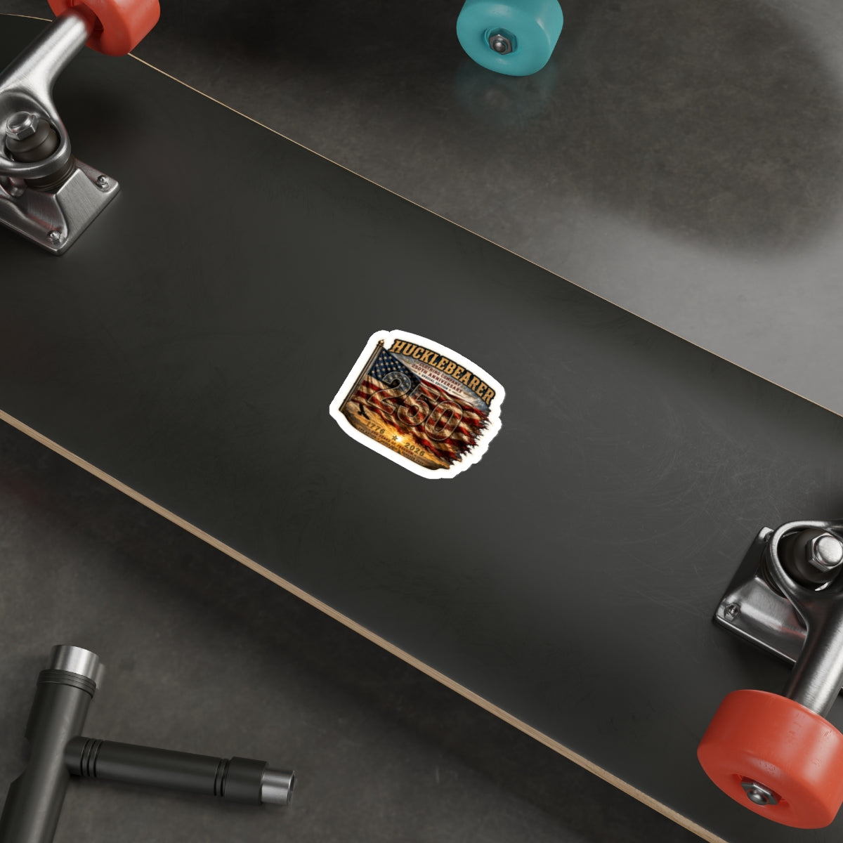 HuckleBearer 250th Anniversary Die-Cut Sticker