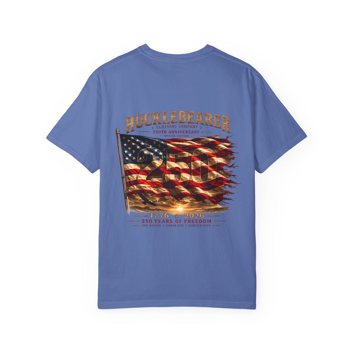 Hucklebearer 250th Anniversary Flag T-Shirt