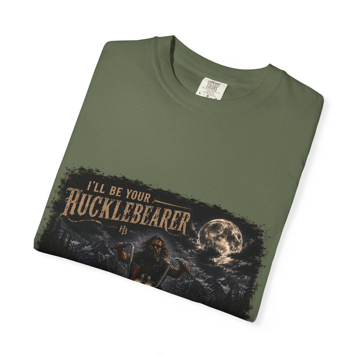 Front Print -Hucklebearer "Ride With the Wolves" T-Shirt
