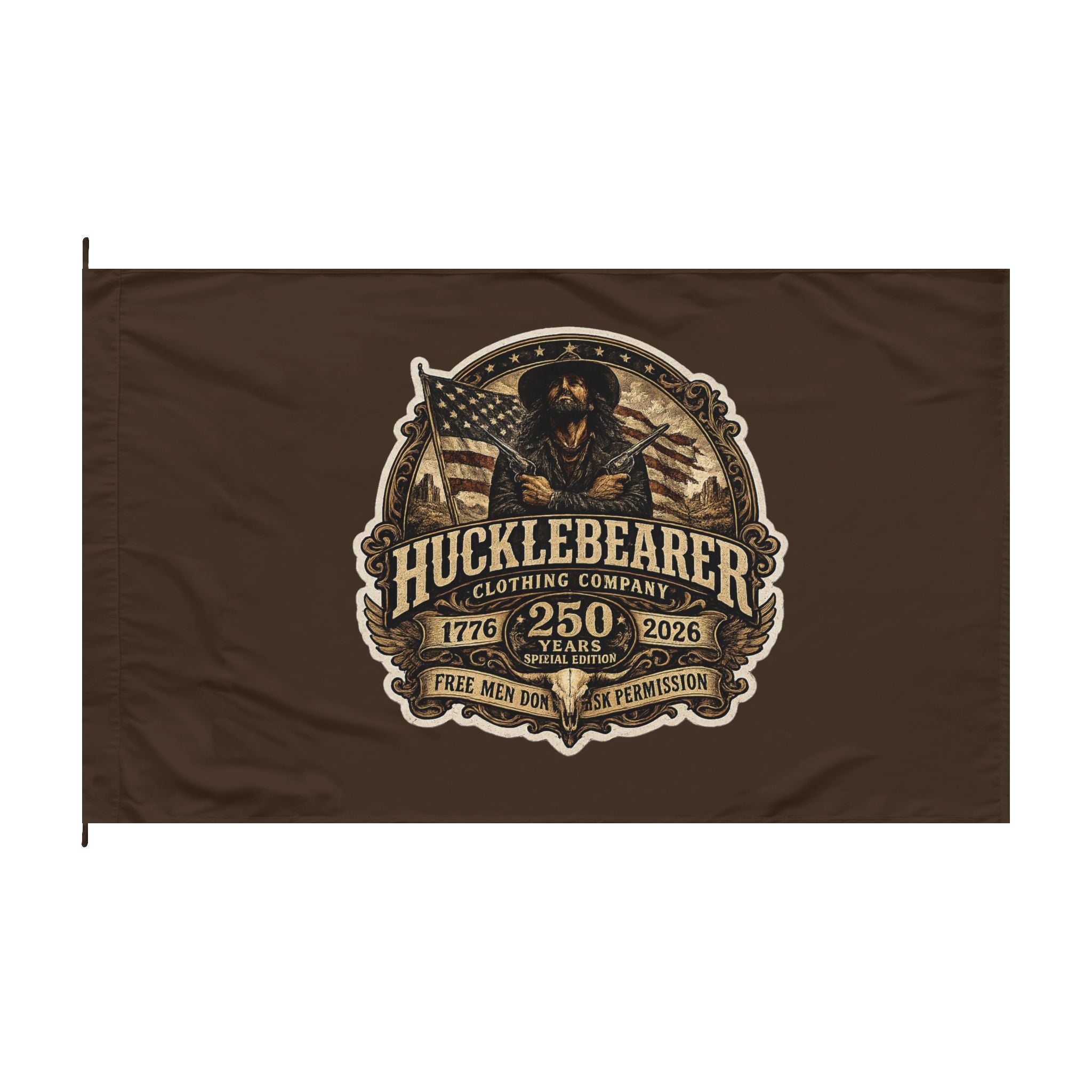 Hucklebearer 250th Anniversary Double-Sided Flag