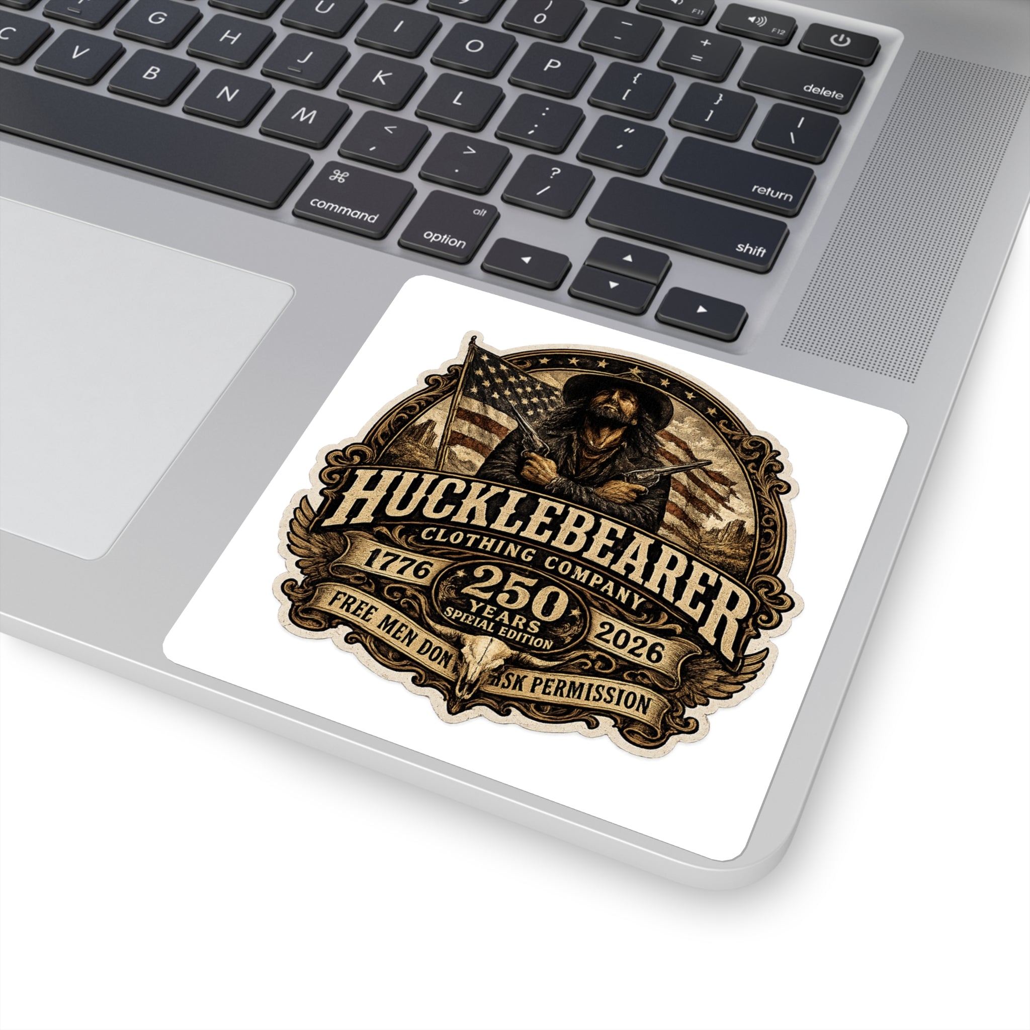 Hucklebearer 250th Anniversary Square Sticker