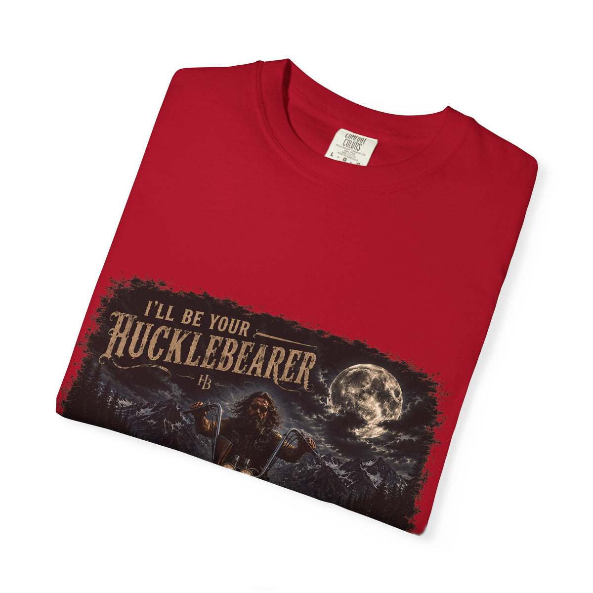 Front Print -Hucklebearer "Ride With the Wolves" T-Shirt