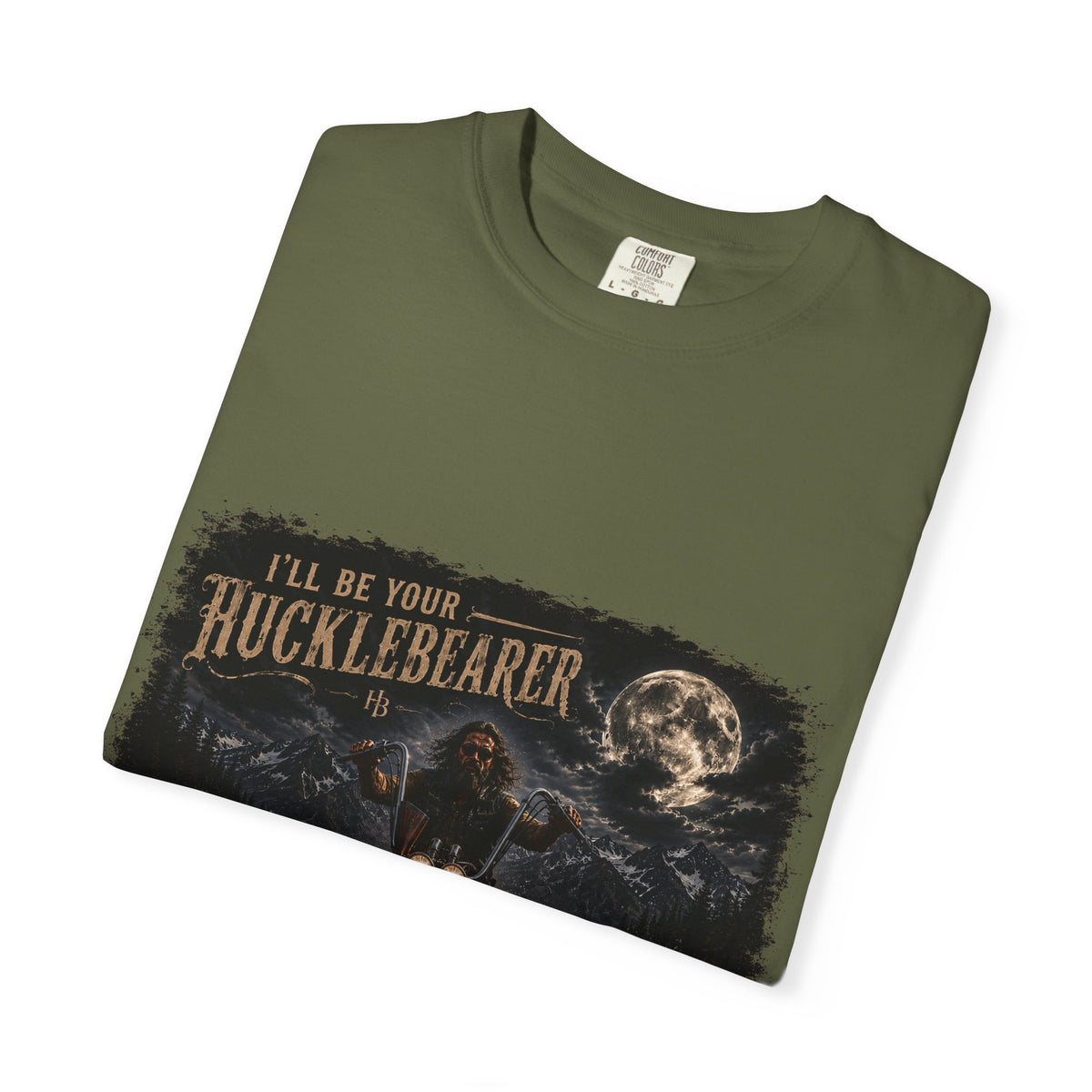 Front Print -Hucklebearer "Ride With the Wolves" T-Shirt