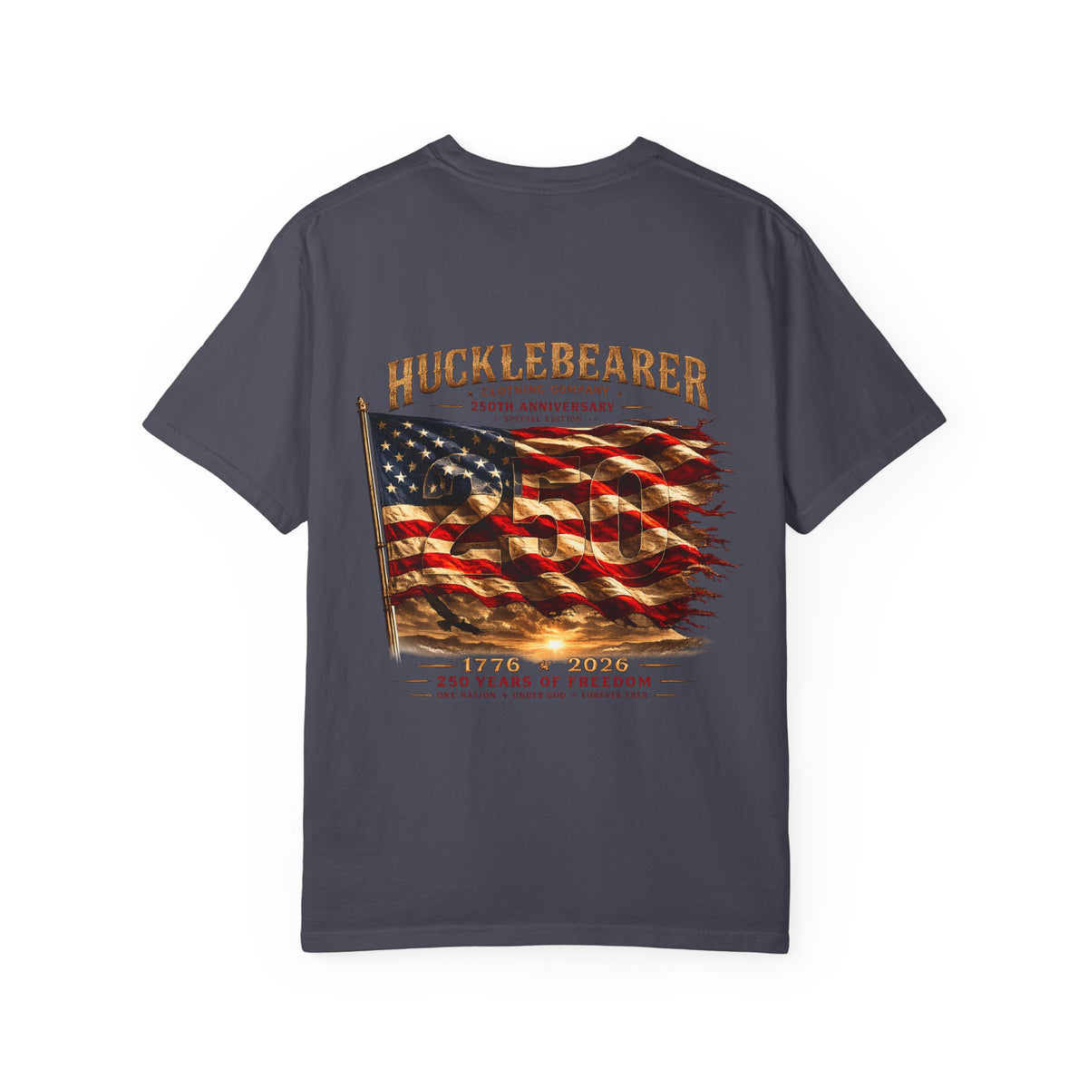 Hucklebearer 250th Anniversary Flag T-Shirt
