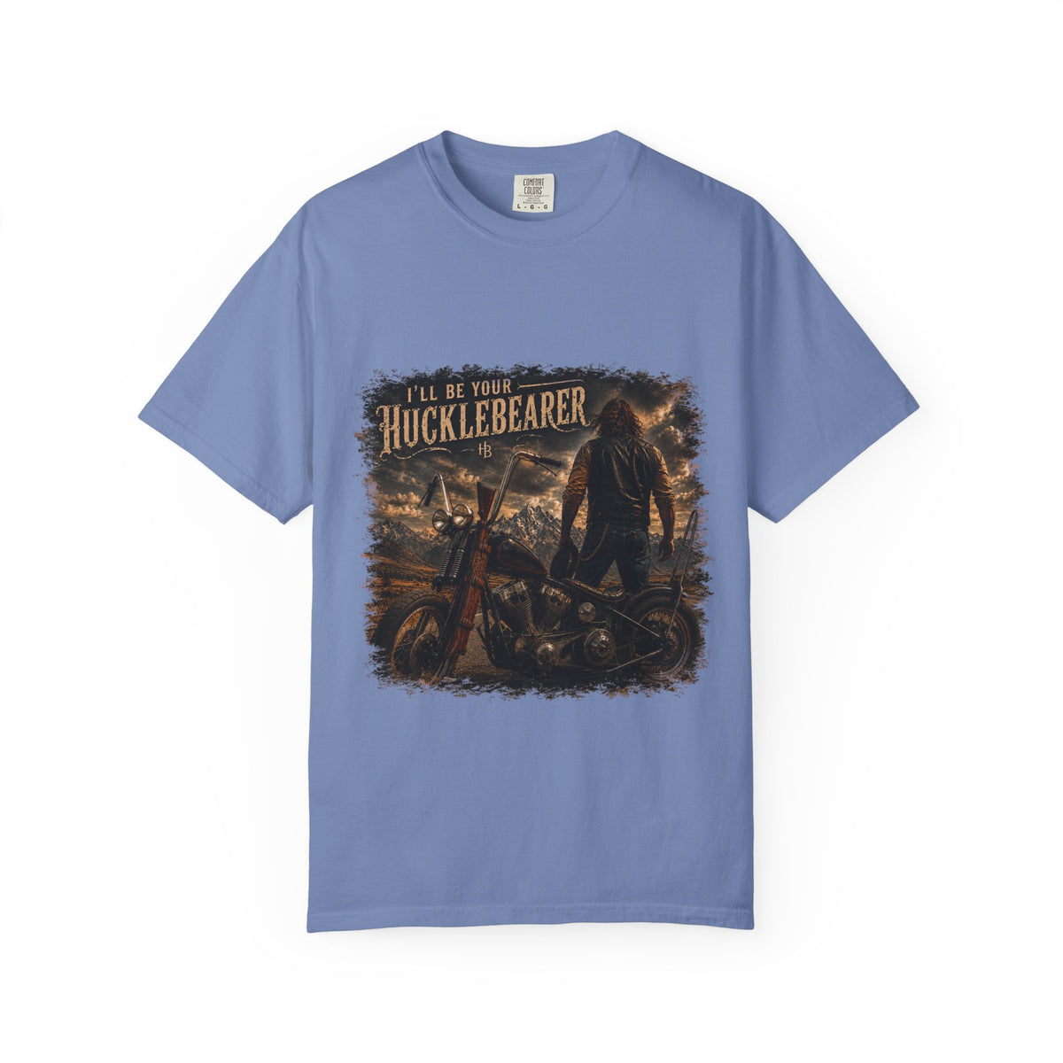 Front Print - Hucklebearer — “I’ll Be Your HucklebeareR” Biker T‑Shirt