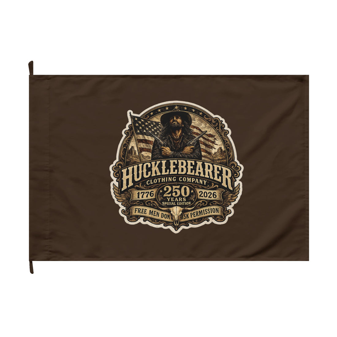 Hucklebearer 250th Anniversary Double-Sided Flag