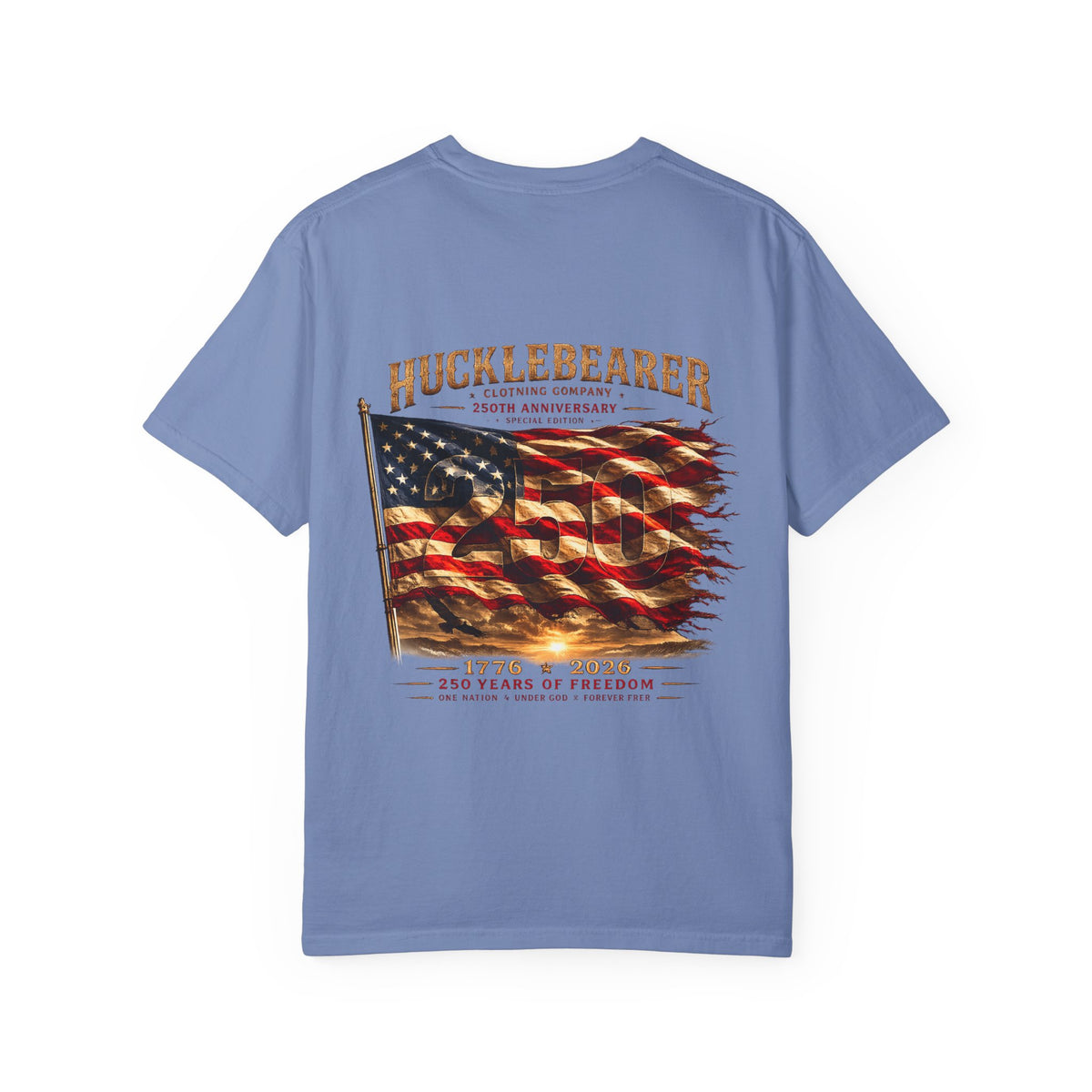 Hucklebearer 250th Anniversary Flag T-Shirt