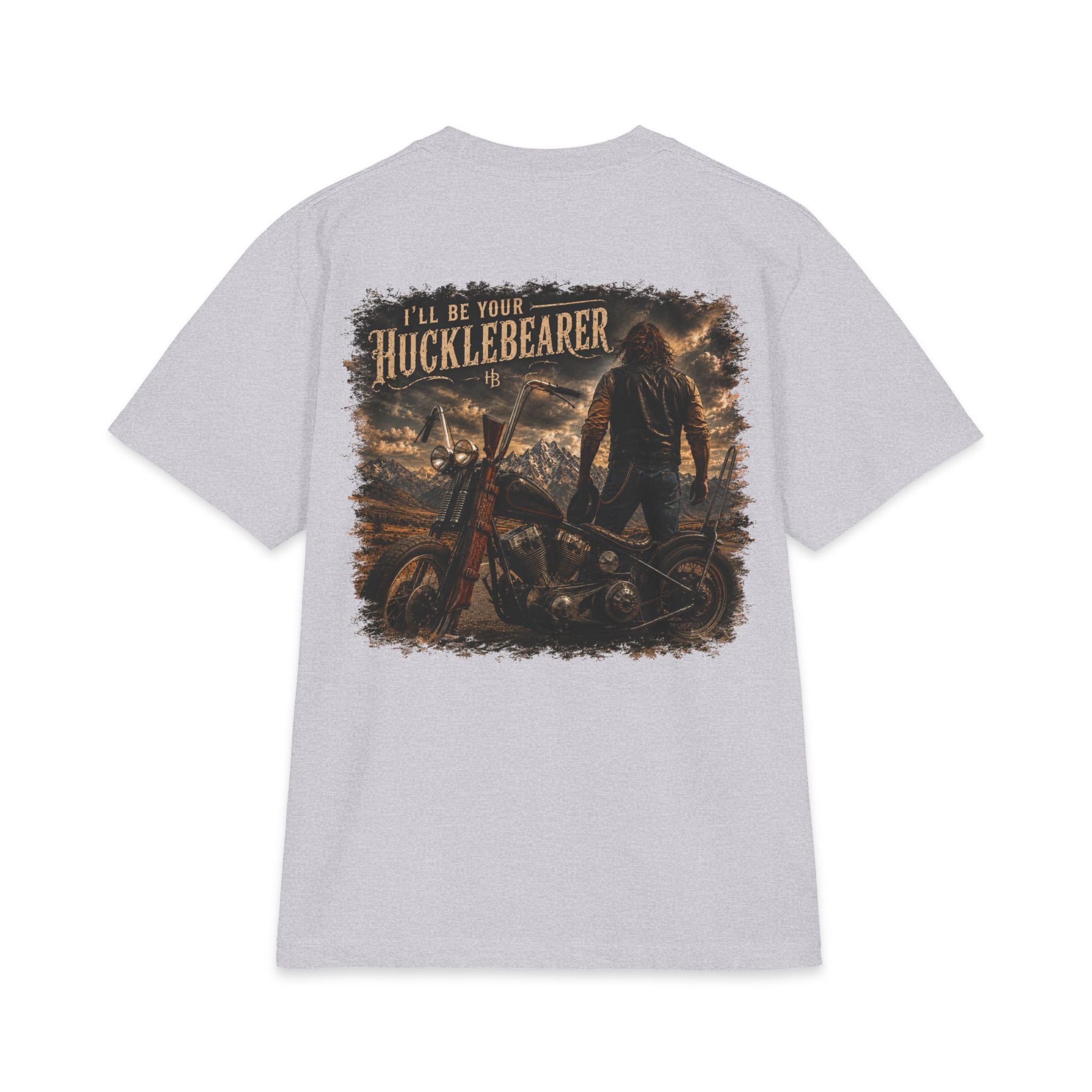 Hucklebearer — “I’ll Be Your HucklebeareR” Biker T‑Shirt