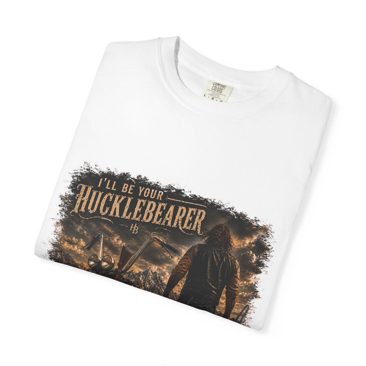 Front Print - Hucklebearer — “I’ll Be Your HucklebeareR” Biker T‑Shirt