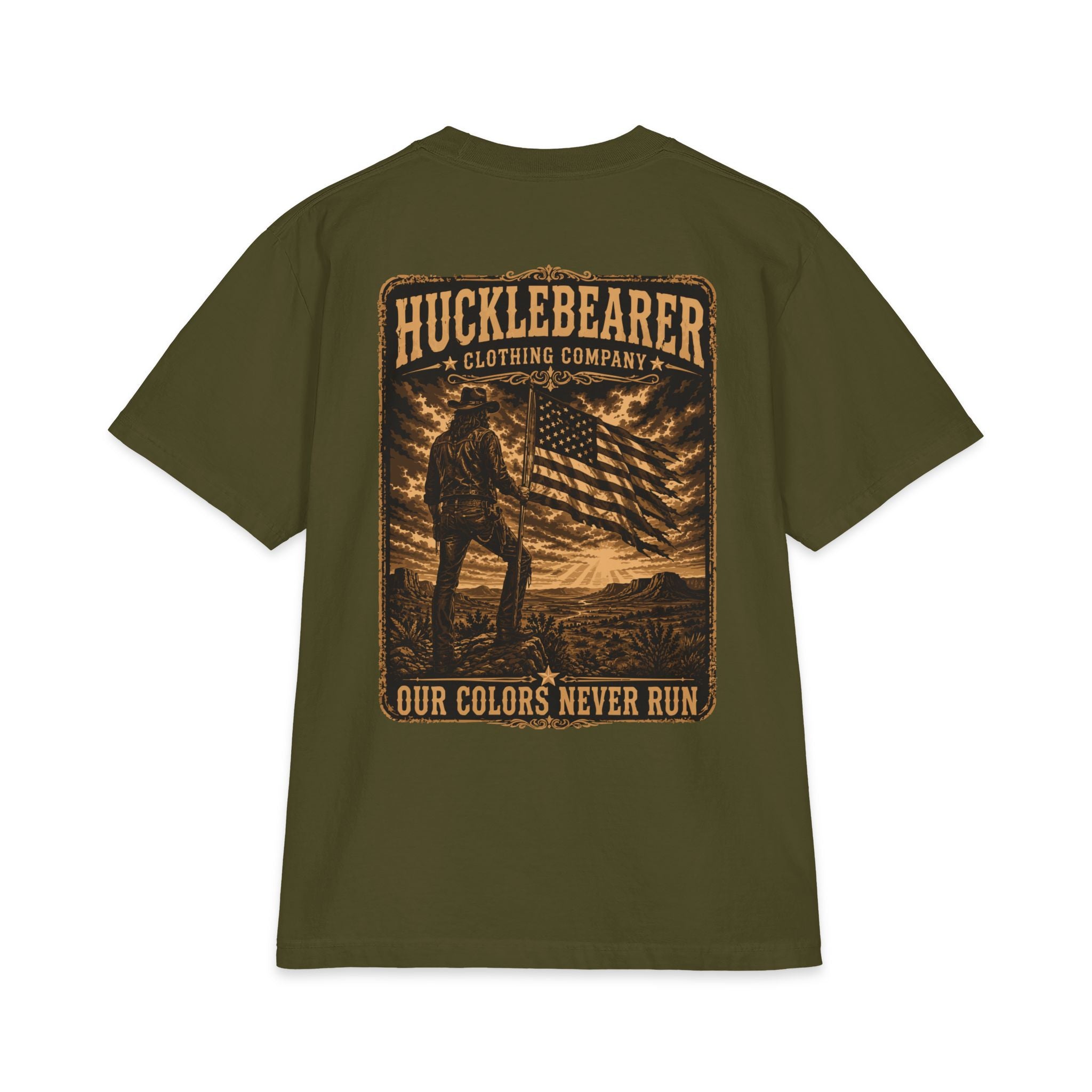 HuckleBearer 'Our Colors Never Run' Graphic T-shirt
