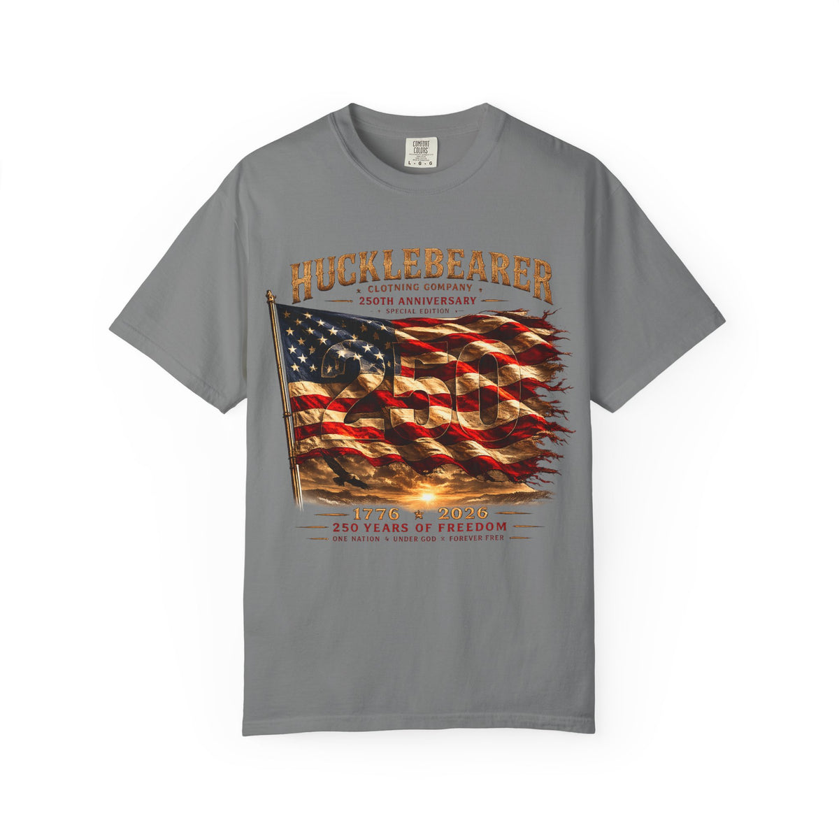 Copy of Hucklebearer "250th Anniversary" American Flag T-Shirt