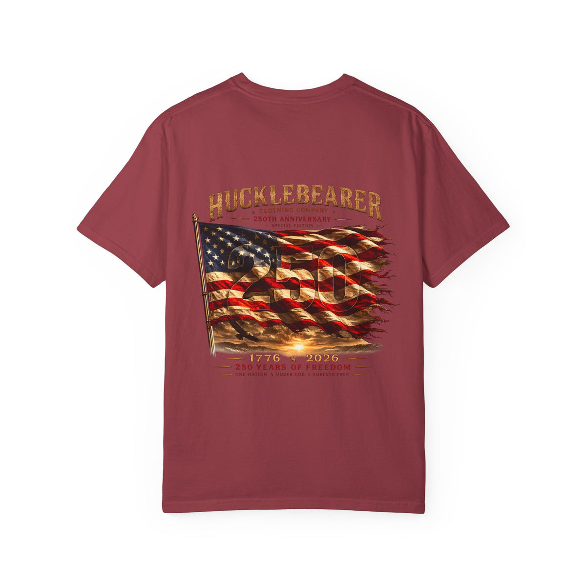 Hucklebearer 250th Anniversary Flag T-Shirt