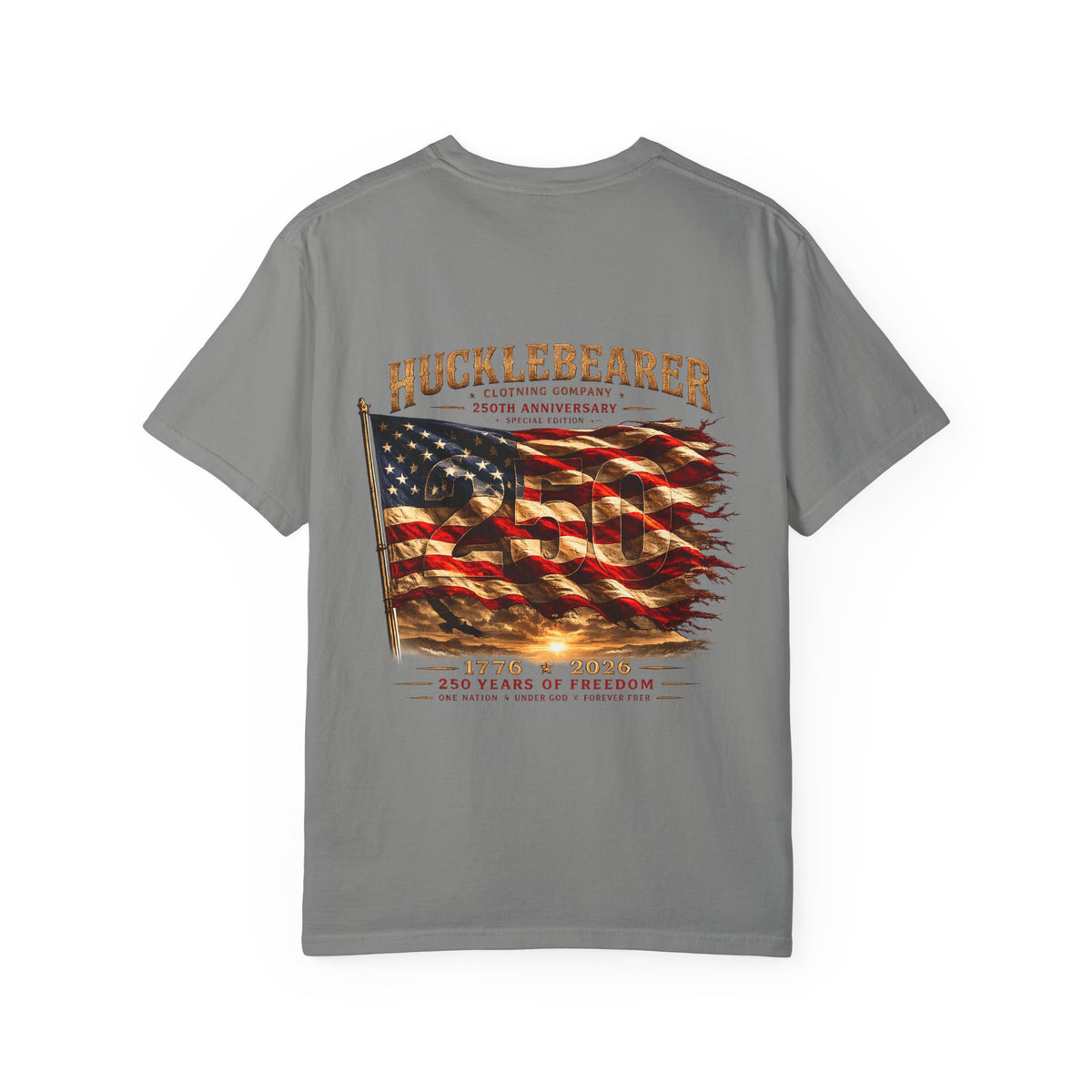 Hucklebearer 250th Anniversary Flag T-Shirt