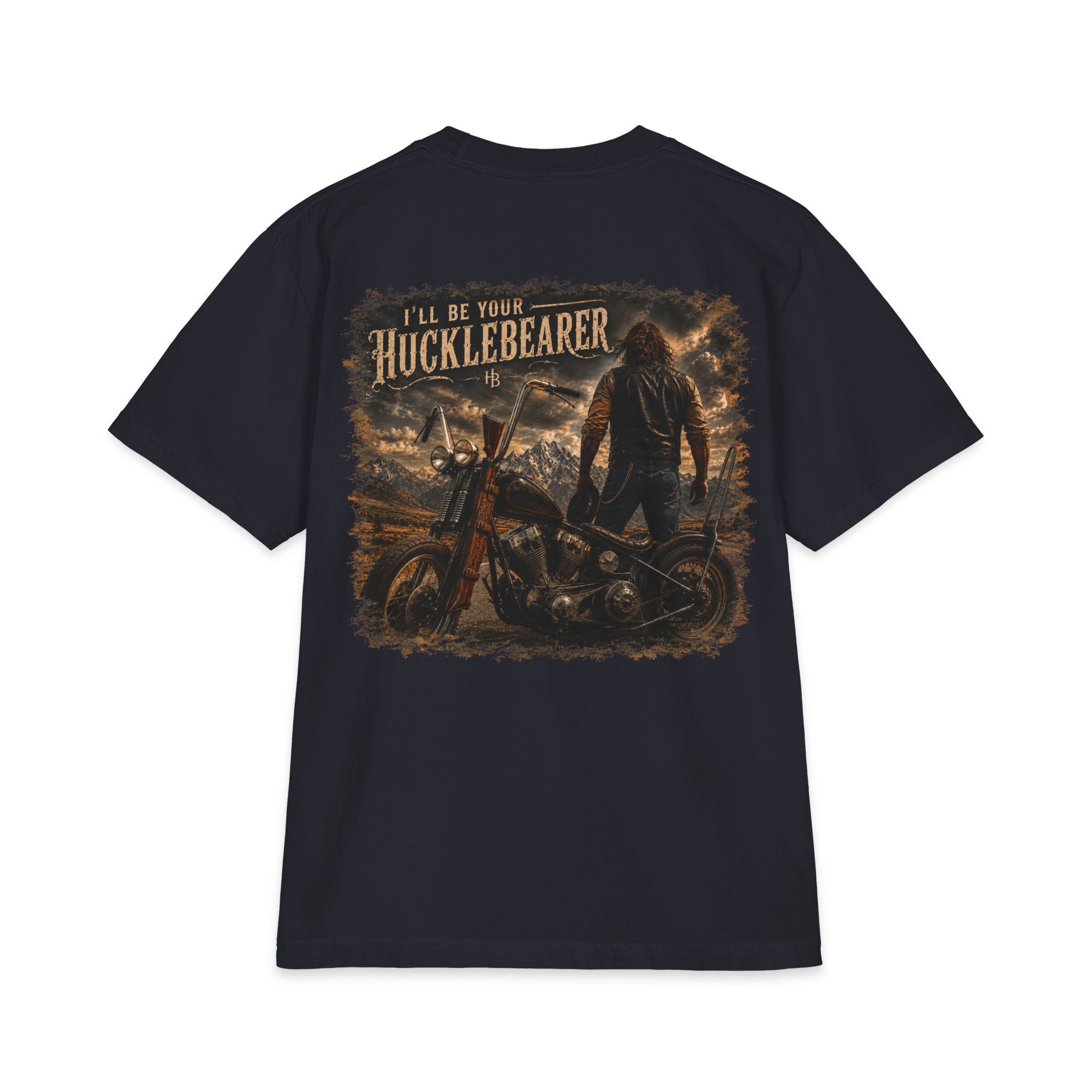 Hucklebearer — “I’ll Be Your HucklebeareR” Biker T‑Shirt