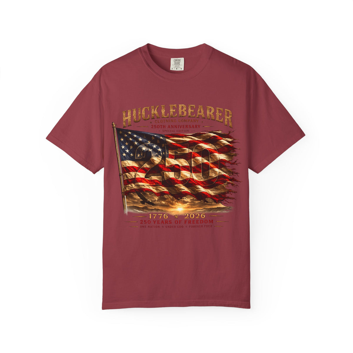 Copy of Hucklebearer "250th Anniversary" American Flag T-Shirt