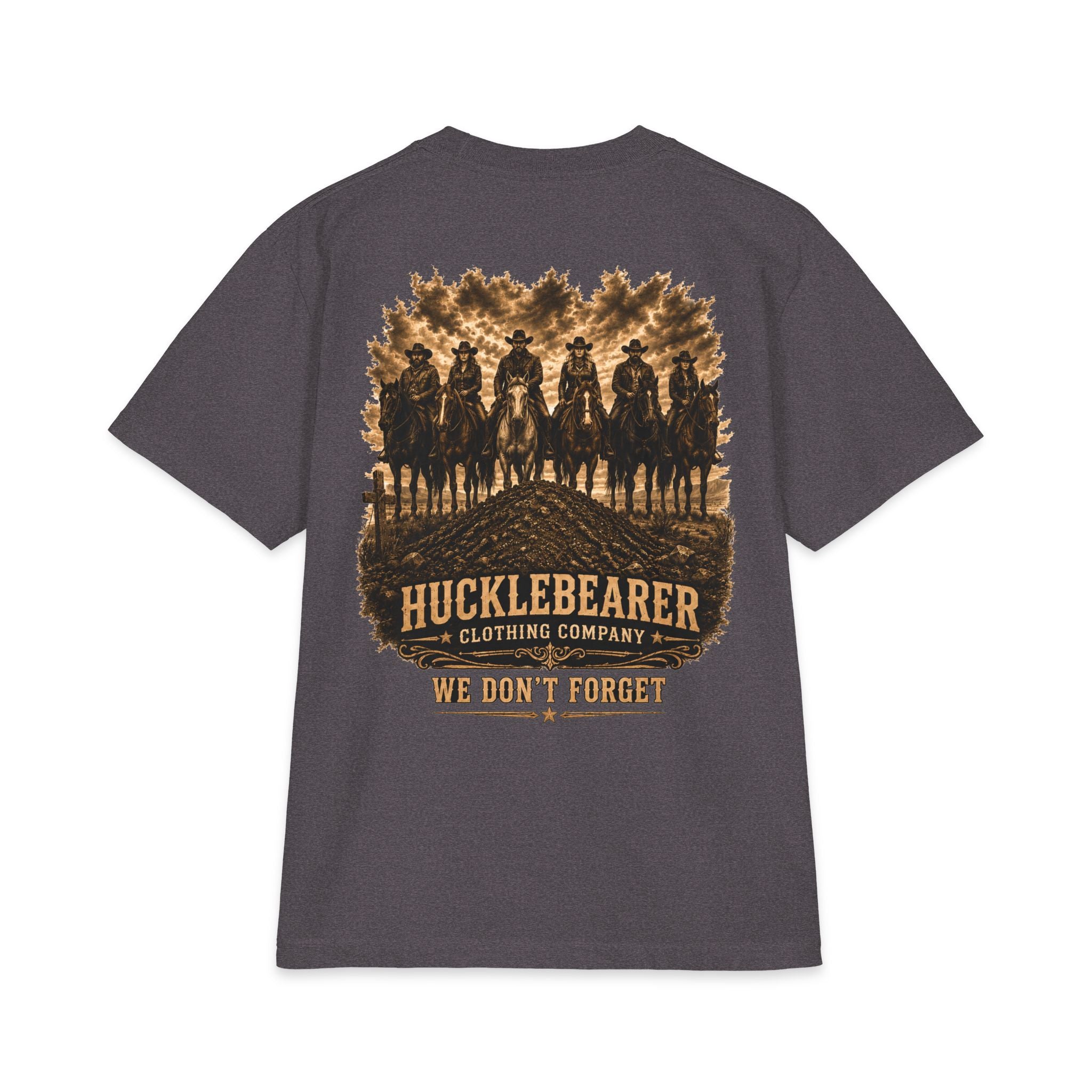 Hucklebearer 'We Don't Forget' Western Cowboy T-Shirt
