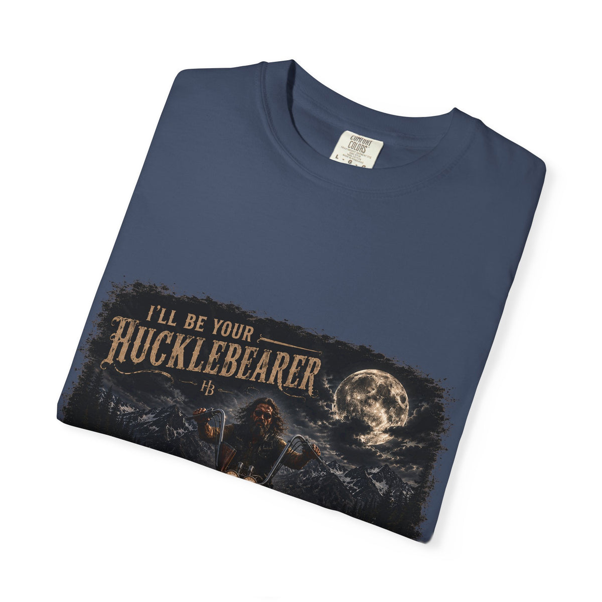 Front Print -Hucklebearer "Ride With the Wolves" T-Shirt