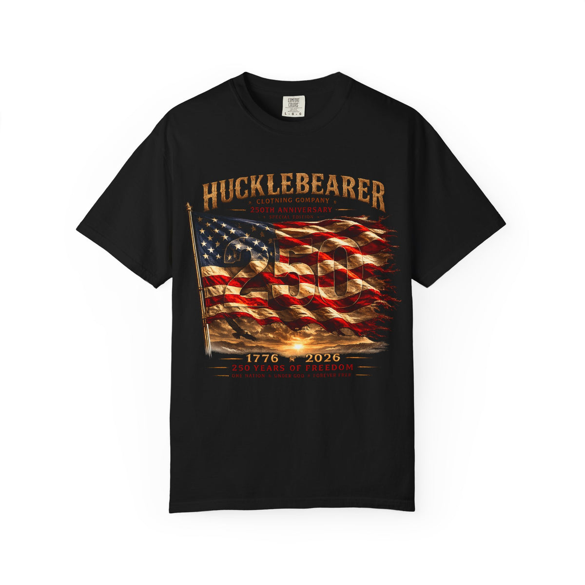 Copy of Hucklebearer "250th Anniversary" American Flag T-Shirt