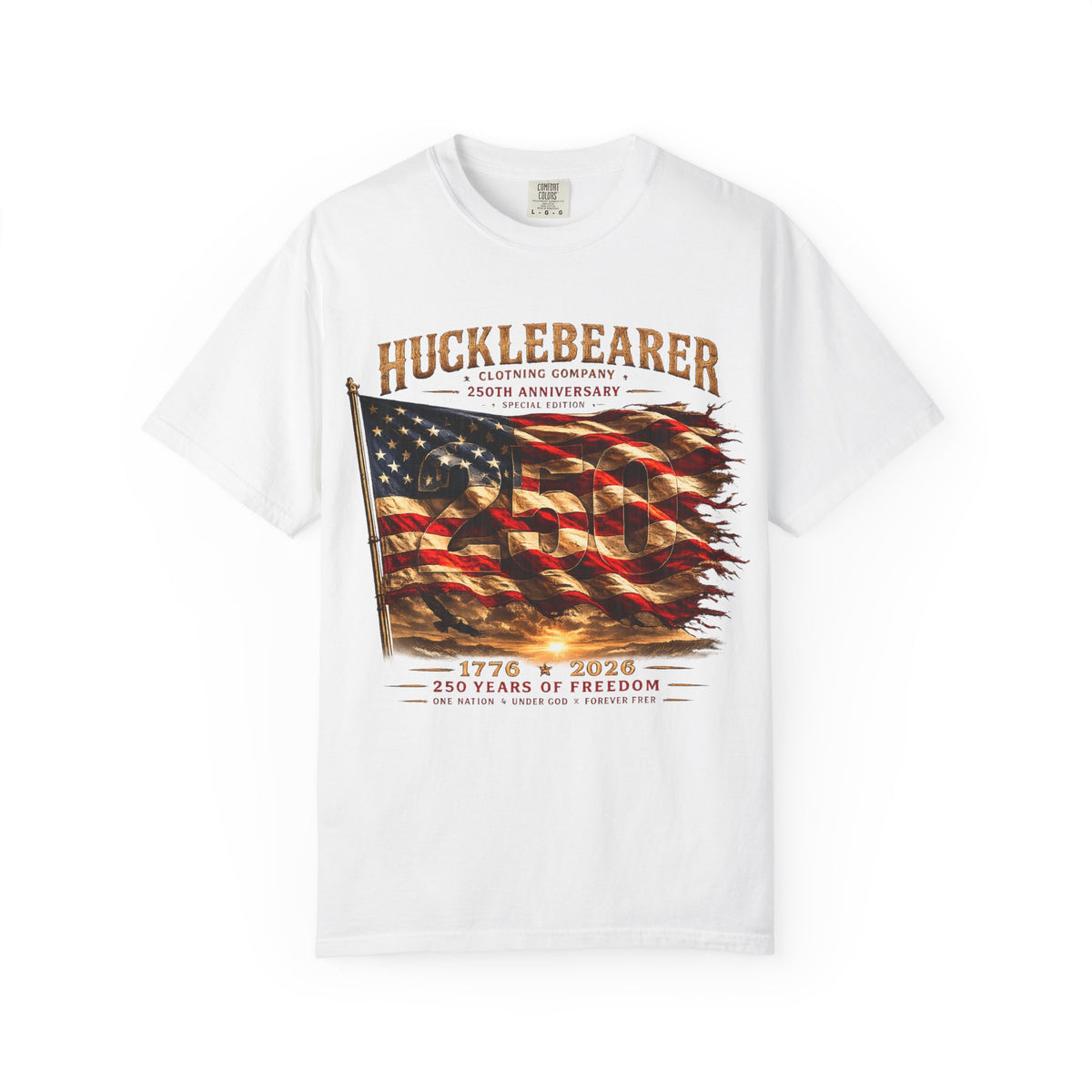 Copy of Hucklebearer "250th Anniversary" American Flag T-Shirt