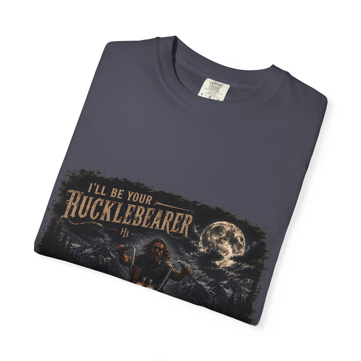 Front Print -Hucklebearer "Ride With the Wolves" T-Shirt