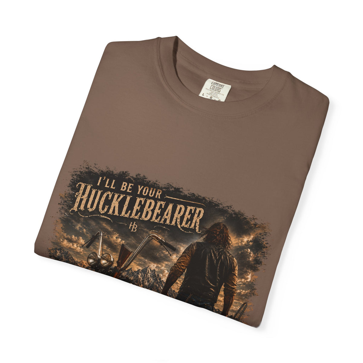 Front Print - Hucklebearer — “I’ll Be Your HucklebeareR” Biker T‑Shirt