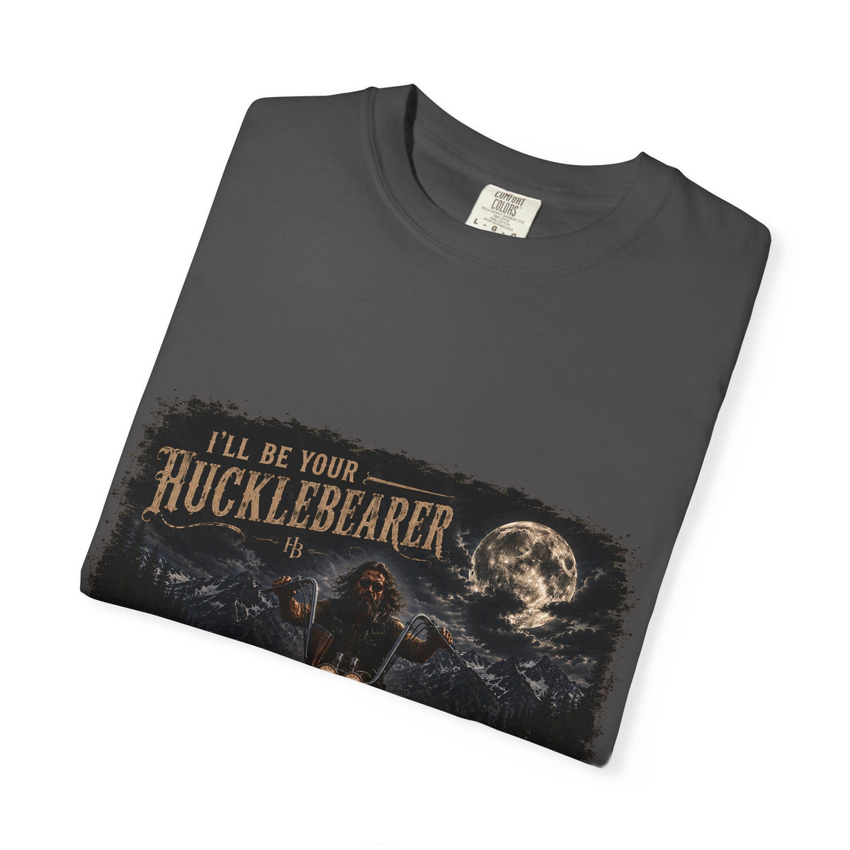 Front Print -Hucklebearer "Ride With the Wolves" T-Shirt