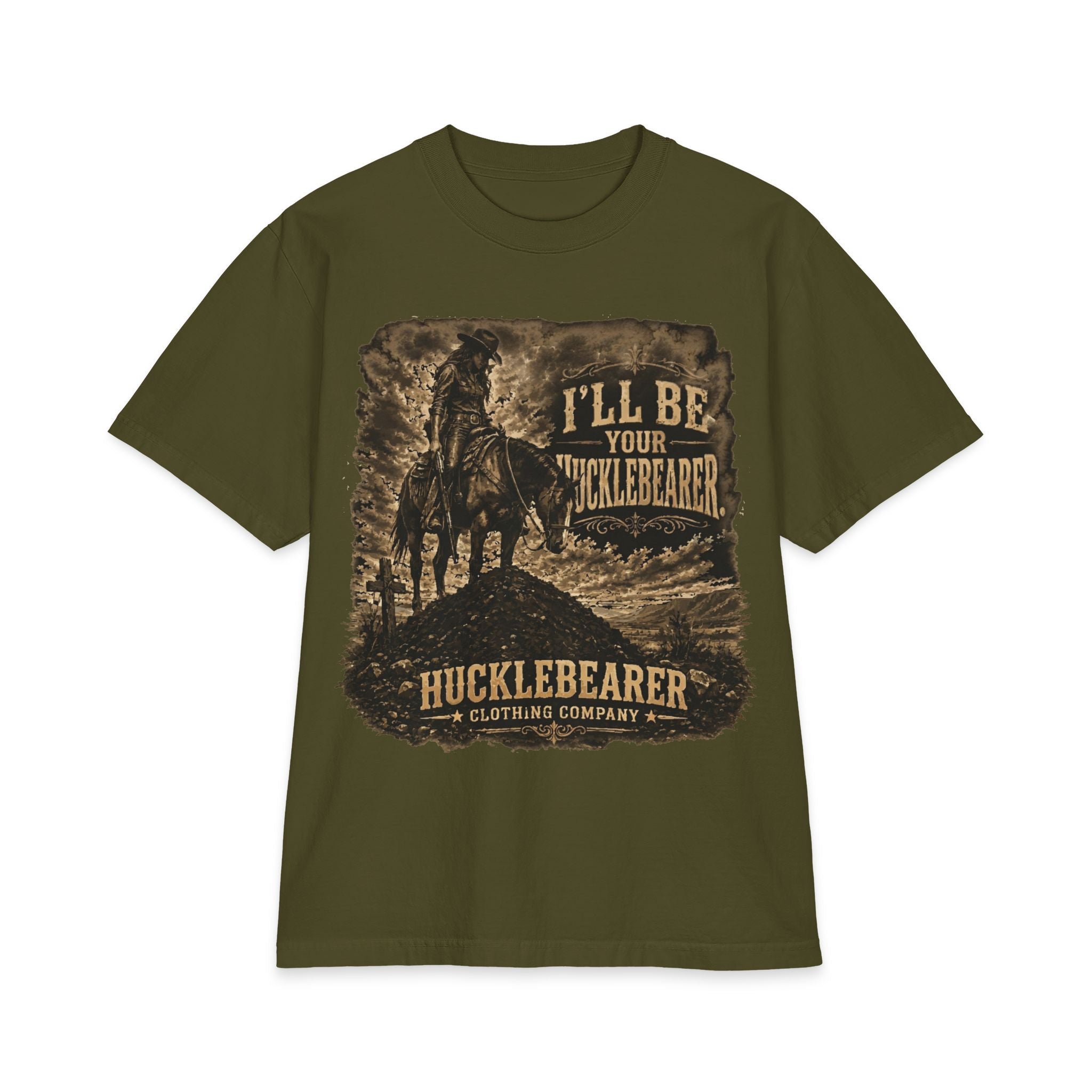 Hucklebearer Cowgirl — "I'll Be Your HucklebeareR" Vintage Western T‑Shirt