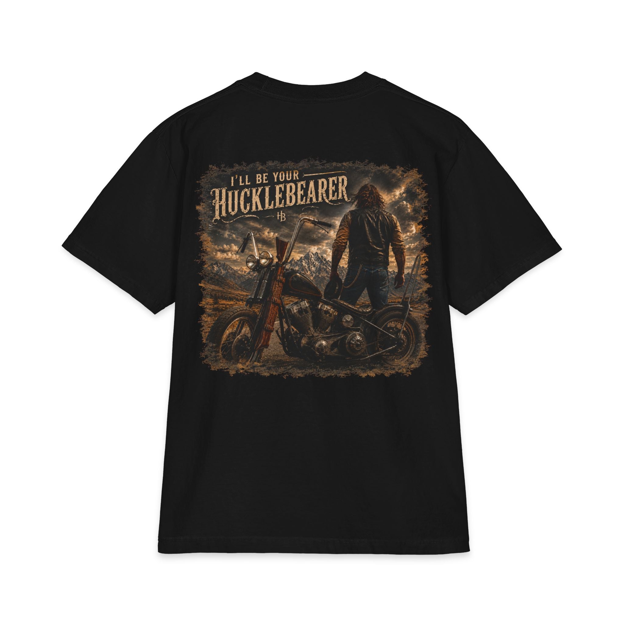 Hucklebearer — “I’ll Be Your HucklebeareR” Biker T‑Shirt