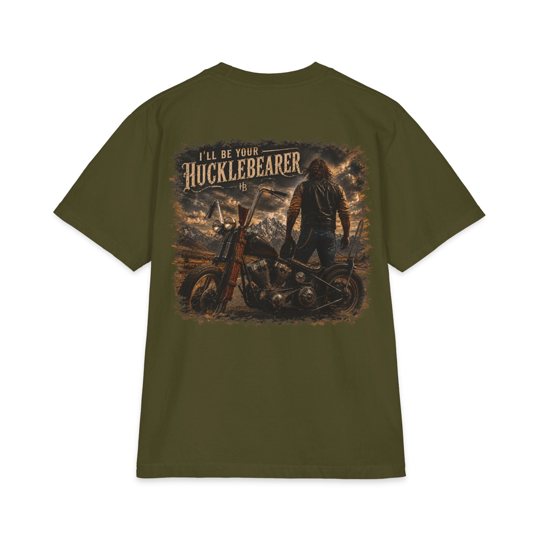 Hucklebearer — “I’ll Be Your HucklebeareR” Biker T‑Shirt