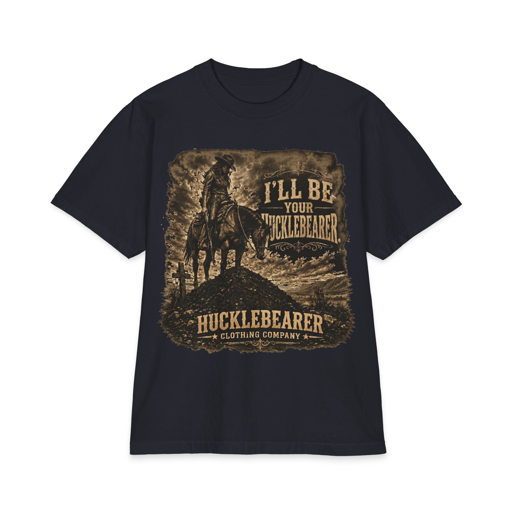 Hucklebearer Cowgirl — "I'll Be Your HucklebeareR" Vintage Western T‑Shirt