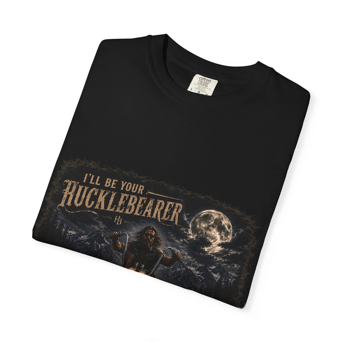 Front Print -Hucklebearer "Ride With the Wolves" T-Shirt