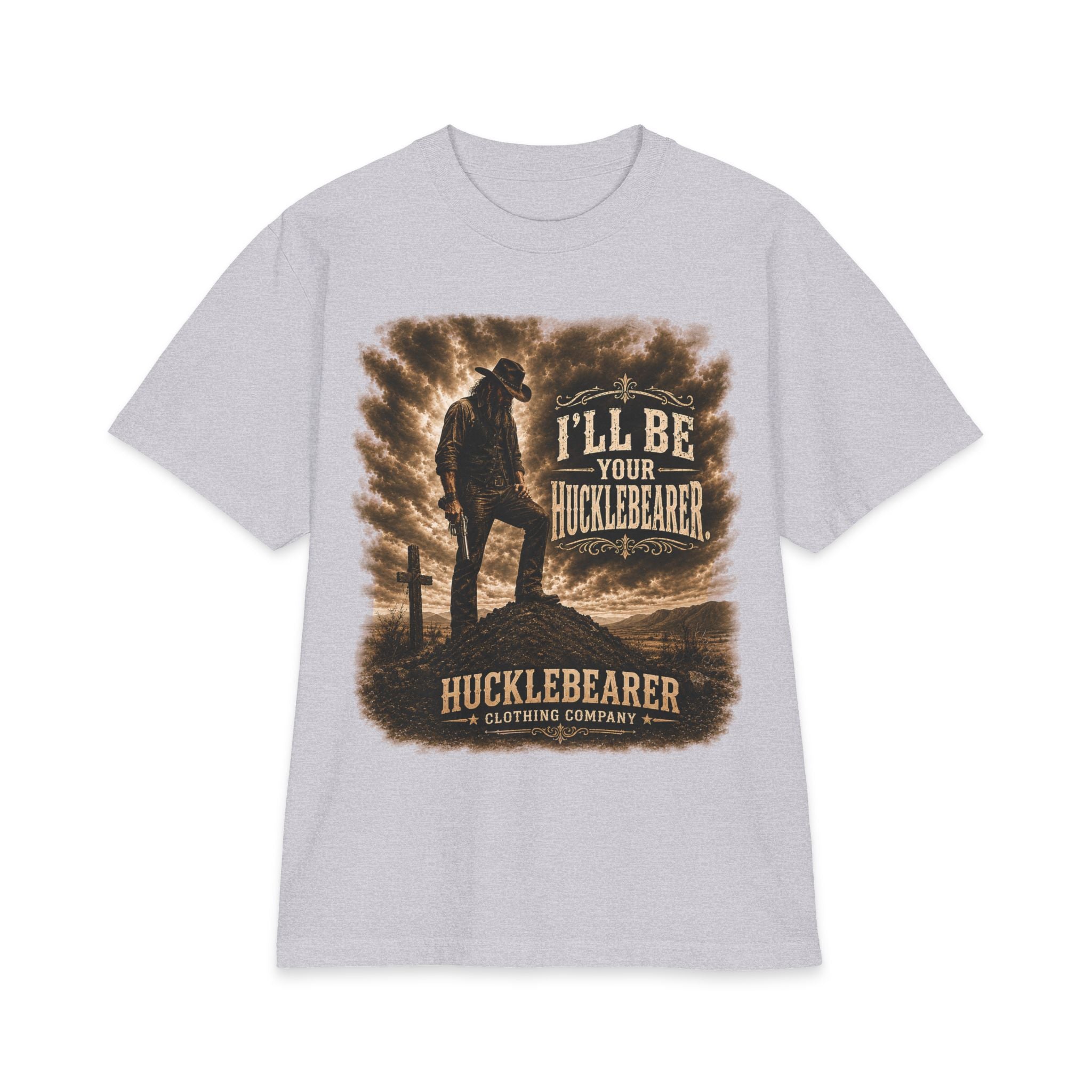 Hucklebearer — "I'll Be Your Hucklebarer" Western T-Shirt