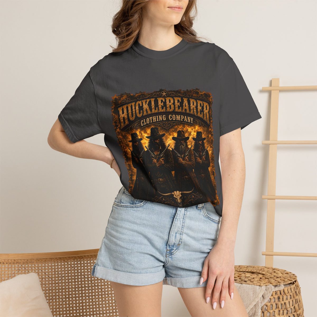 Copy of HuckleBearer Western Outlaw Graphic T-Shirt