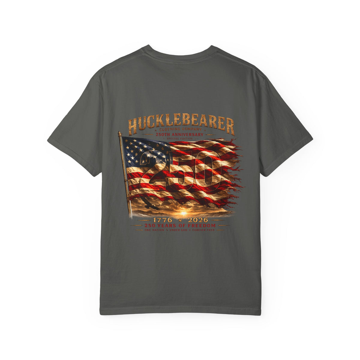 Hucklebearer 250th Anniversary Flag T-Shirt