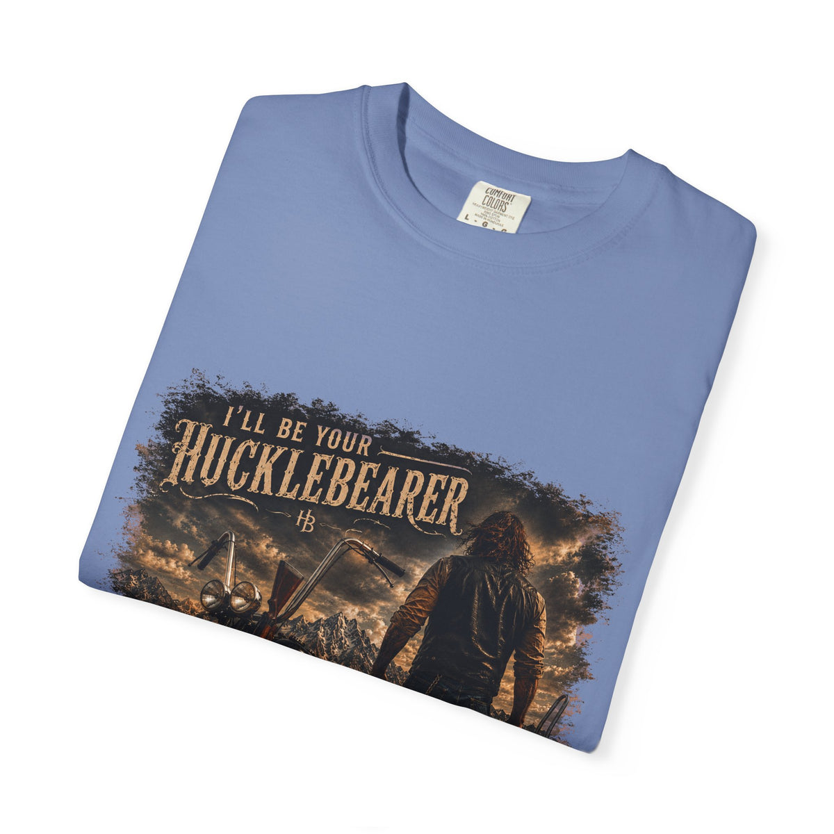 Front Print - Hucklebearer — “I’ll Be Your HucklebeareR” Biker T‑Shirt
