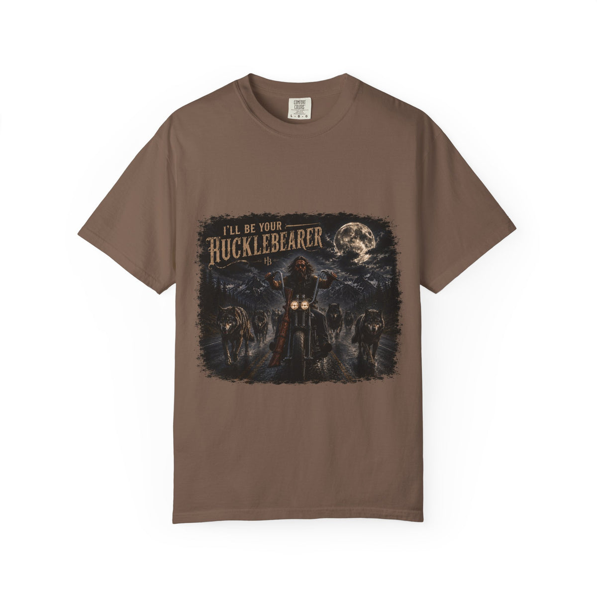 Front Print -Hucklebearer "Ride With the Wolves" T-Shirt