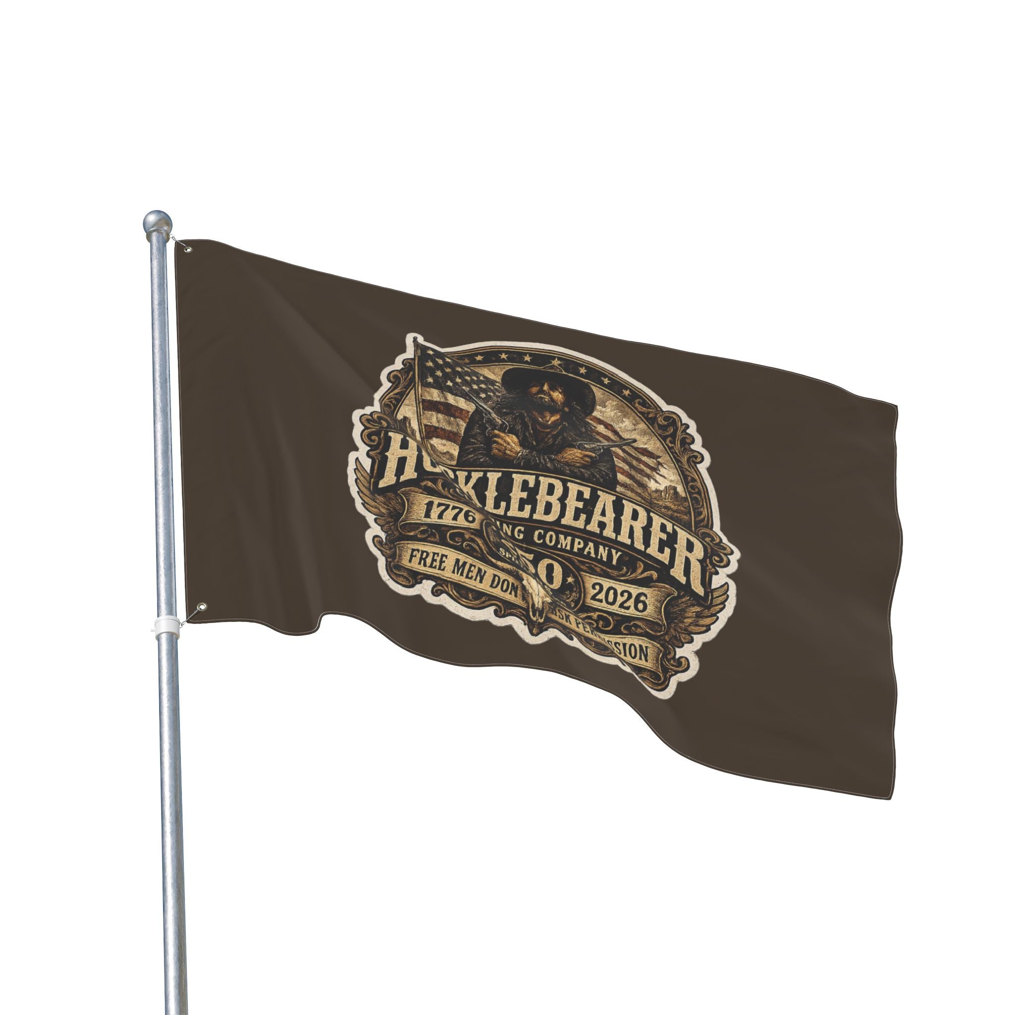 HuckleBearer 250th Anniversary Patriotic Double-Sided Flag