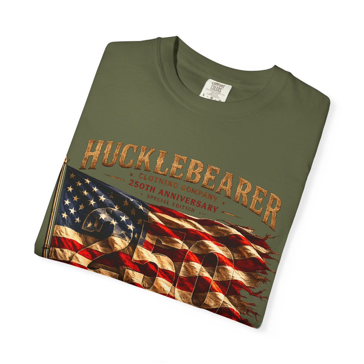 Copy of Hucklebearer "250th Anniversary" American Flag T-Shirt