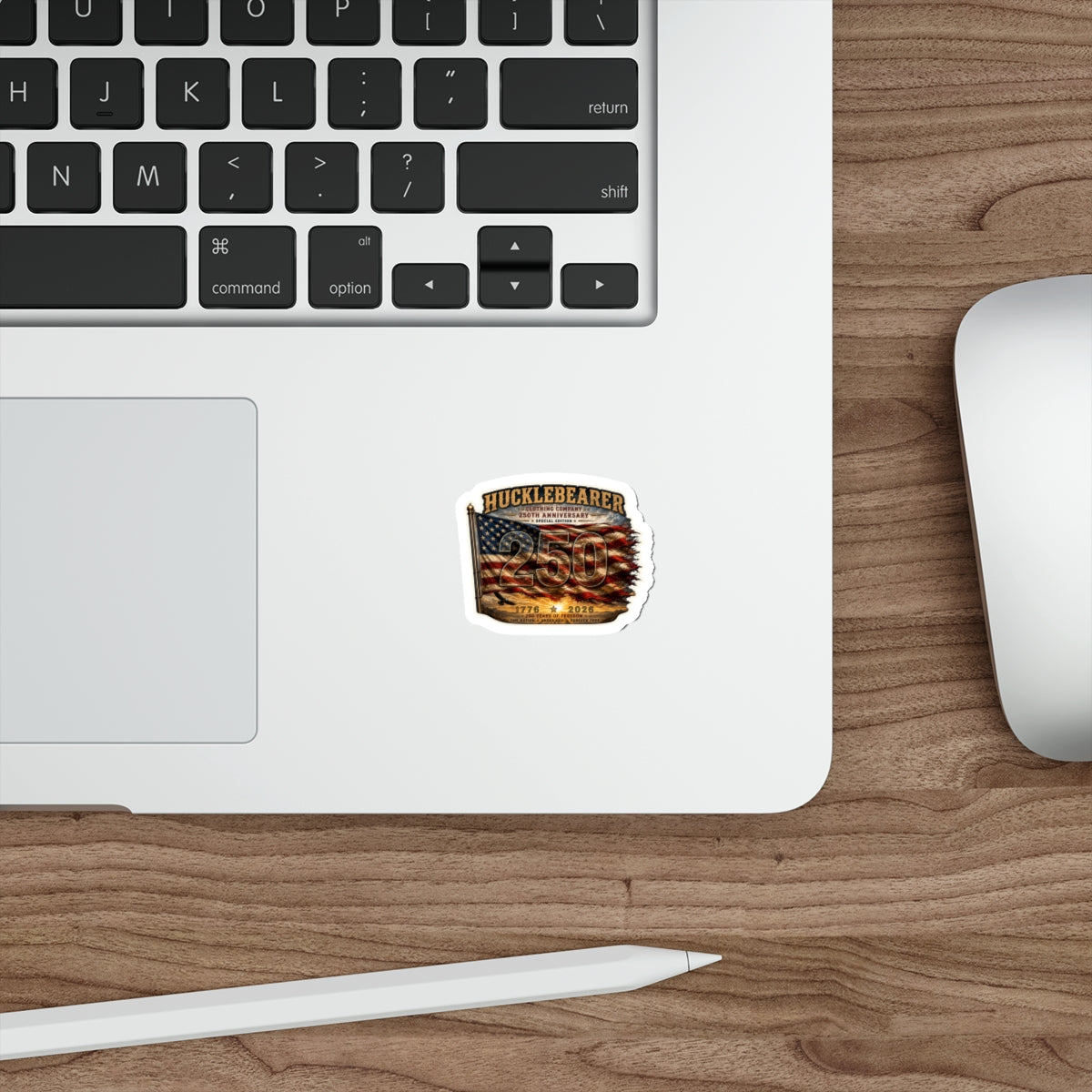 HuckleBearer 250th Anniversary Die-Cut Sticker