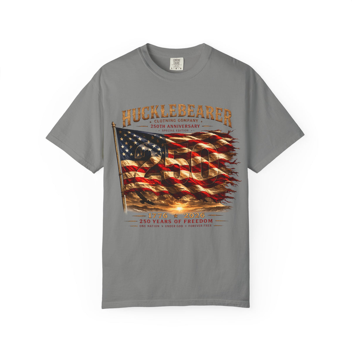 Copy of Hucklebearer "250th Anniversary" American Flag T-Shirt