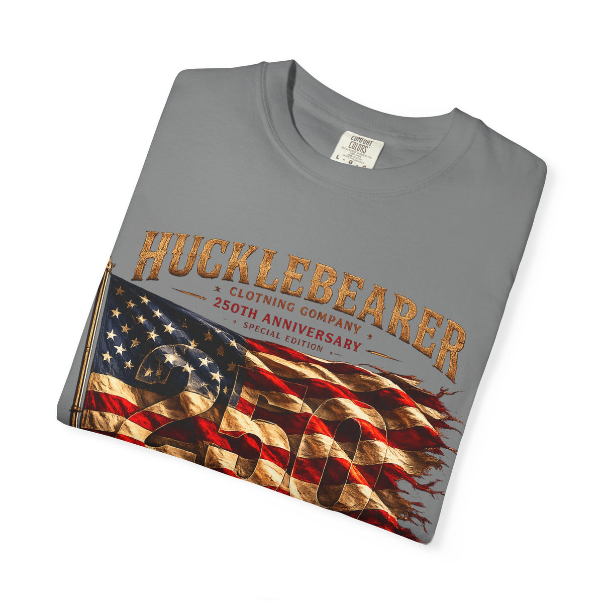 Copy of Hucklebearer "250th Anniversary" American Flag T-Shirt