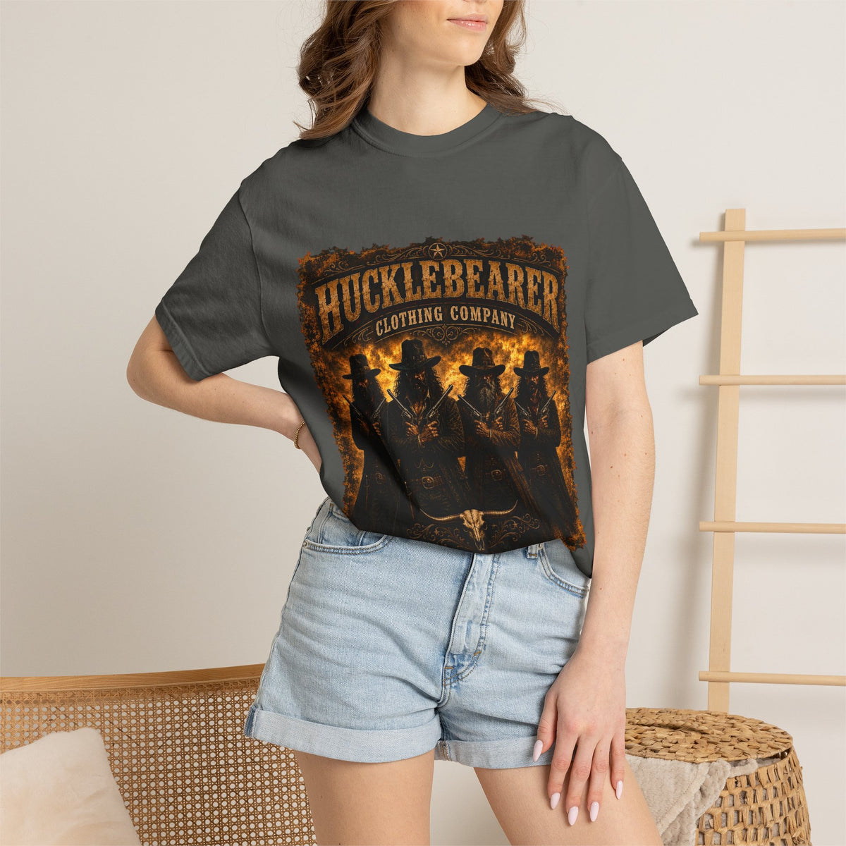 Copy of HuckleBearer Western Outlaw Graphic T-Shirt