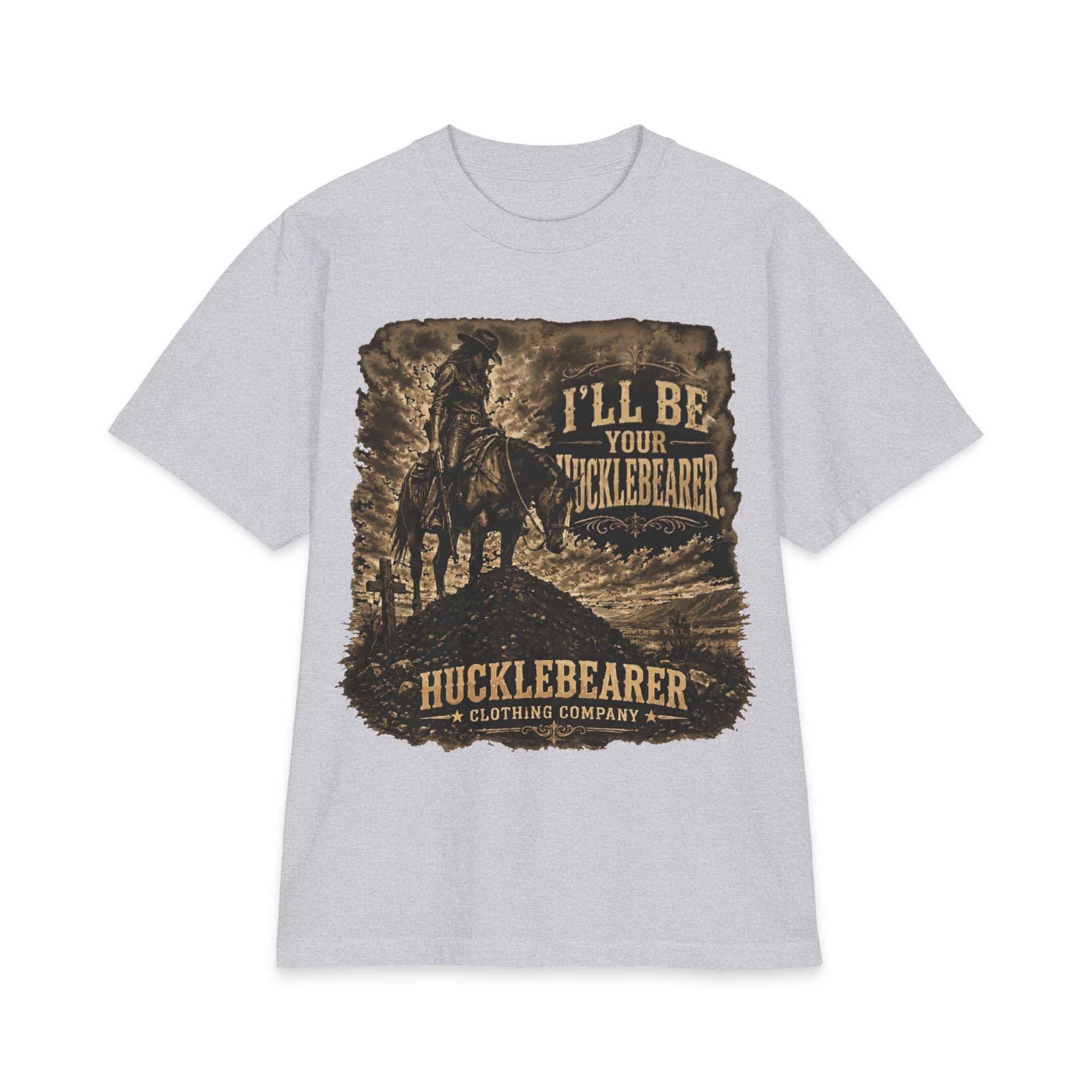 Hucklebearer Cowgirl — "I'll Be Your HucklebeareR" Vintage Western T‑Shirt