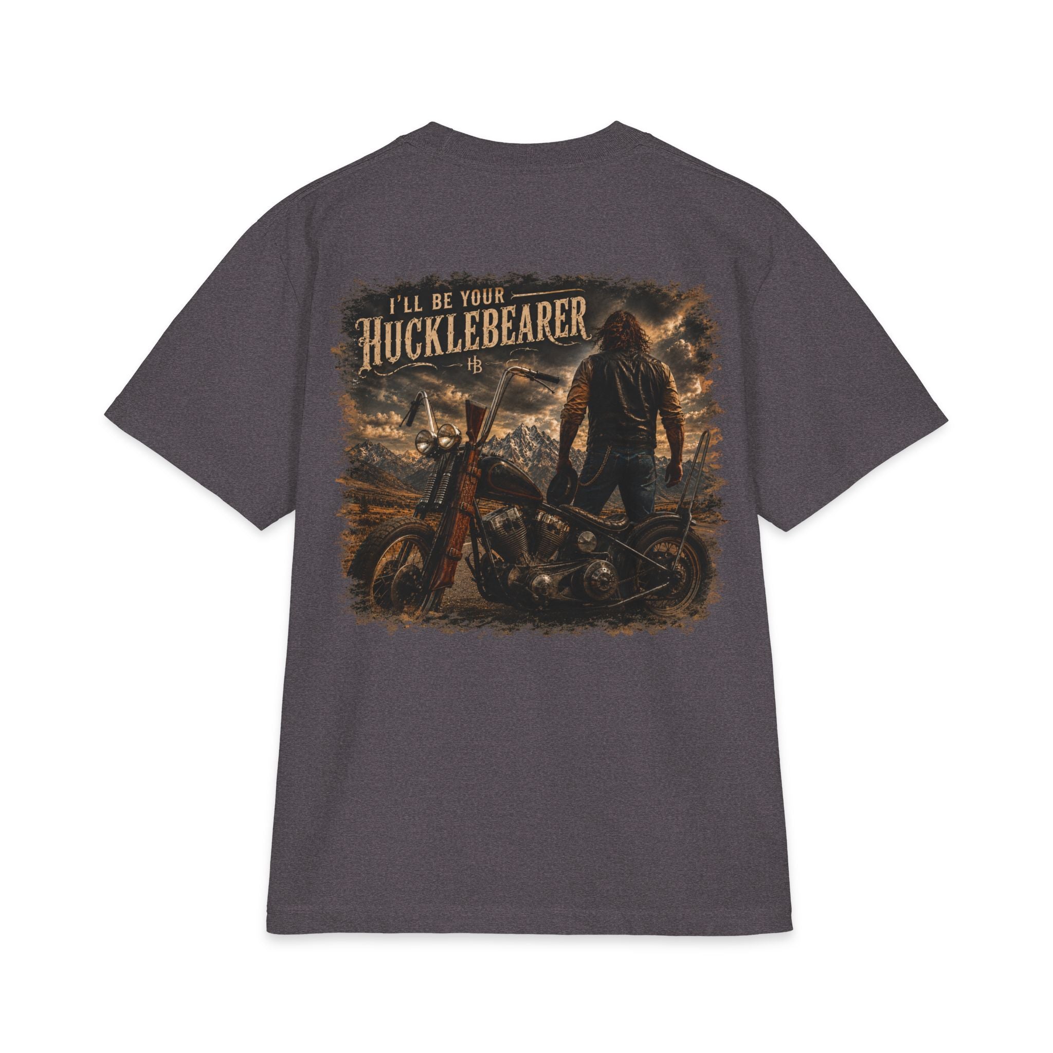 Hucklebearer — “I’ll Be Your HucklebeareR” Biker T‑Shirt
