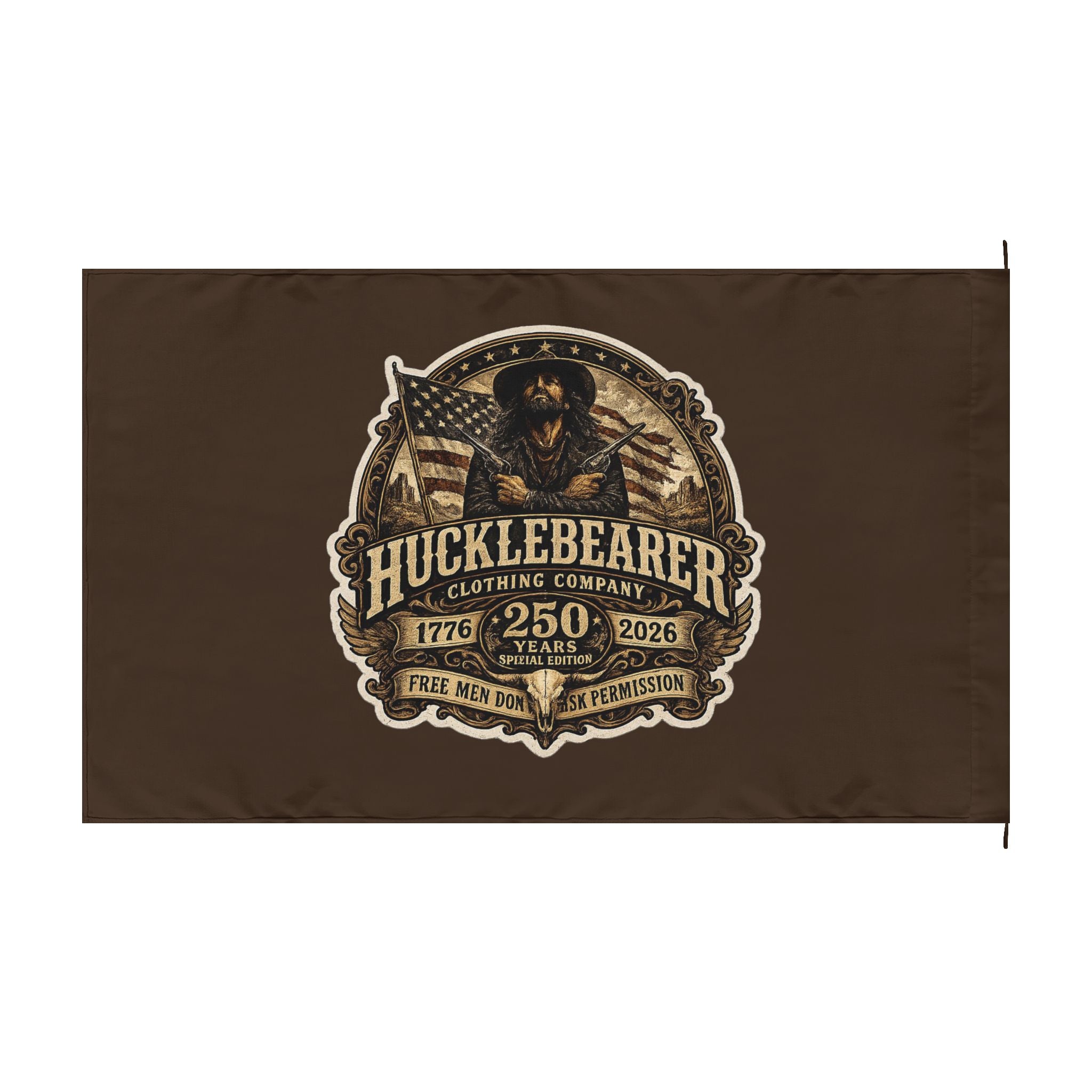 Hucklebearer 250th Anniversary Double-Sided Flag