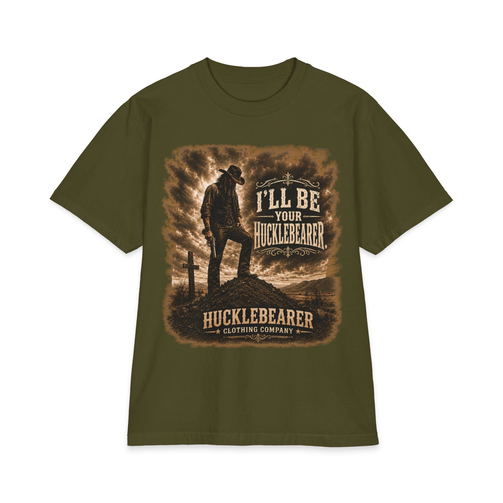 Hucklebearer — "I'll Be Your Hucklebarer" Western T-Shirt